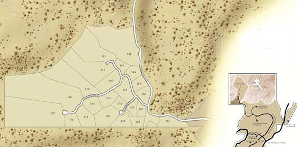 Cintarosa Map in Desert Mountain Scottsdale Arizona